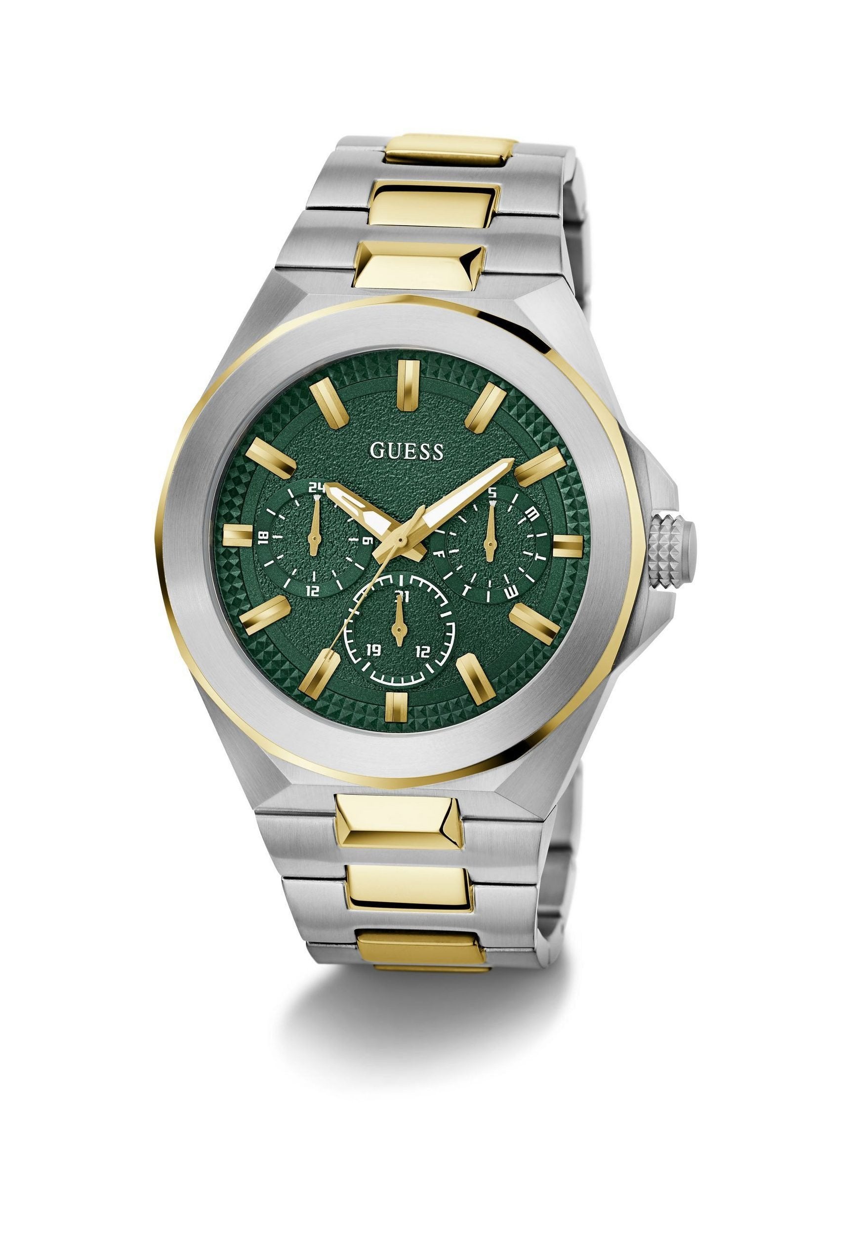 Guess Armbanduhr Herren Mens 2-Tone Multi-function Watch Bicolor GW0798G3