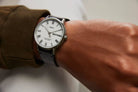 Timex Armbanduhr Herren Waterbury Classic/Traditional Silber/Schwarz TW2W15000