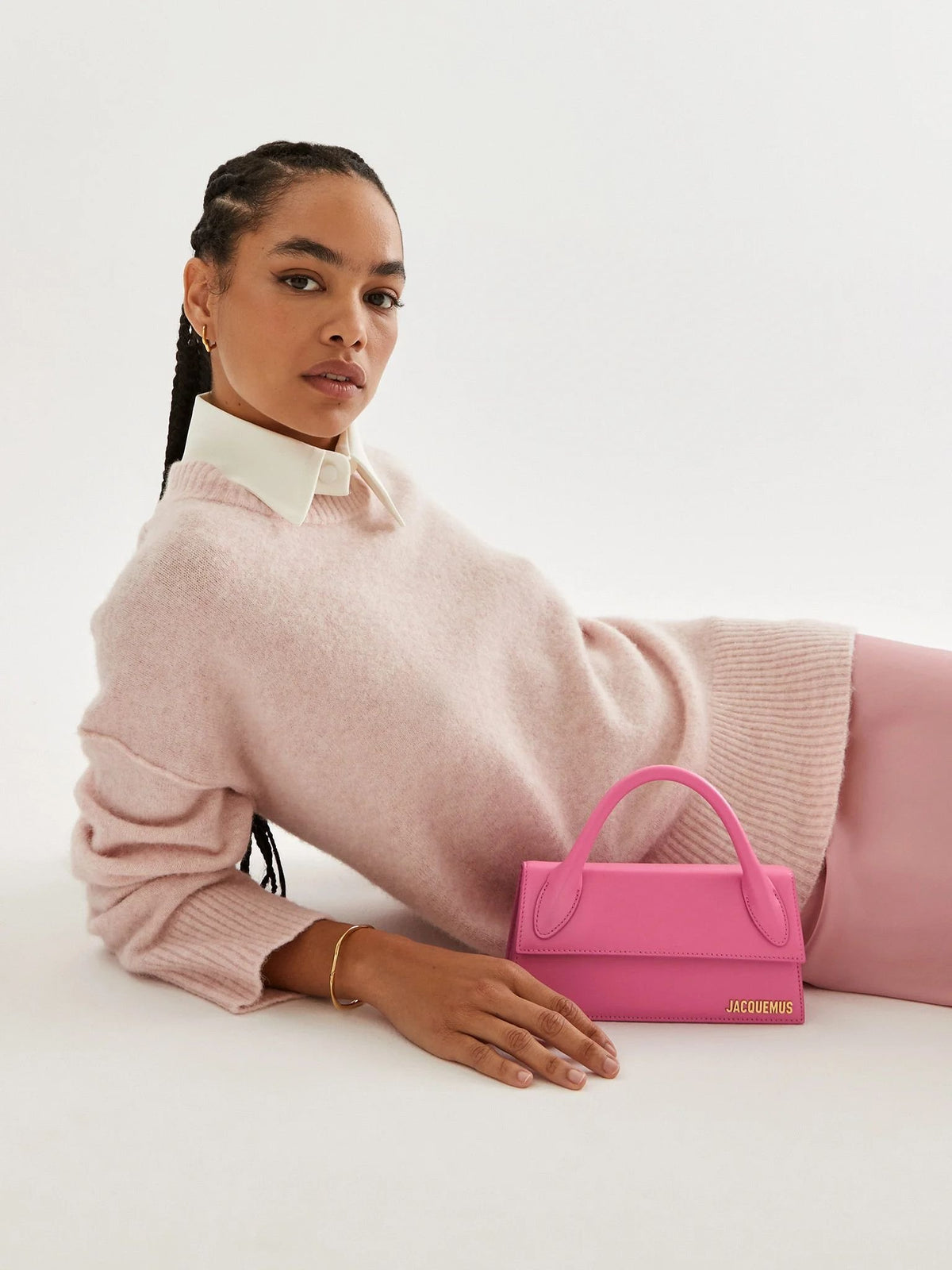 Jacquemus Tasche Unisex Le Chiquito Long Neon Pink 213BA004-3060-434