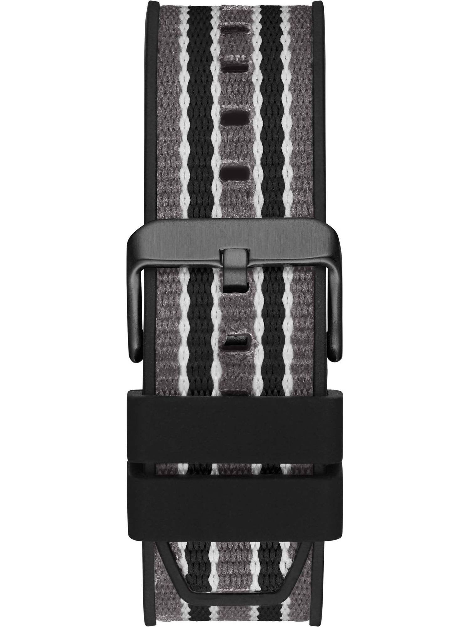 Guess Herren Armbanduhr Pilot 48 mm Mehrfarbiges Armband Armband Silicone and fabric GW0415G3