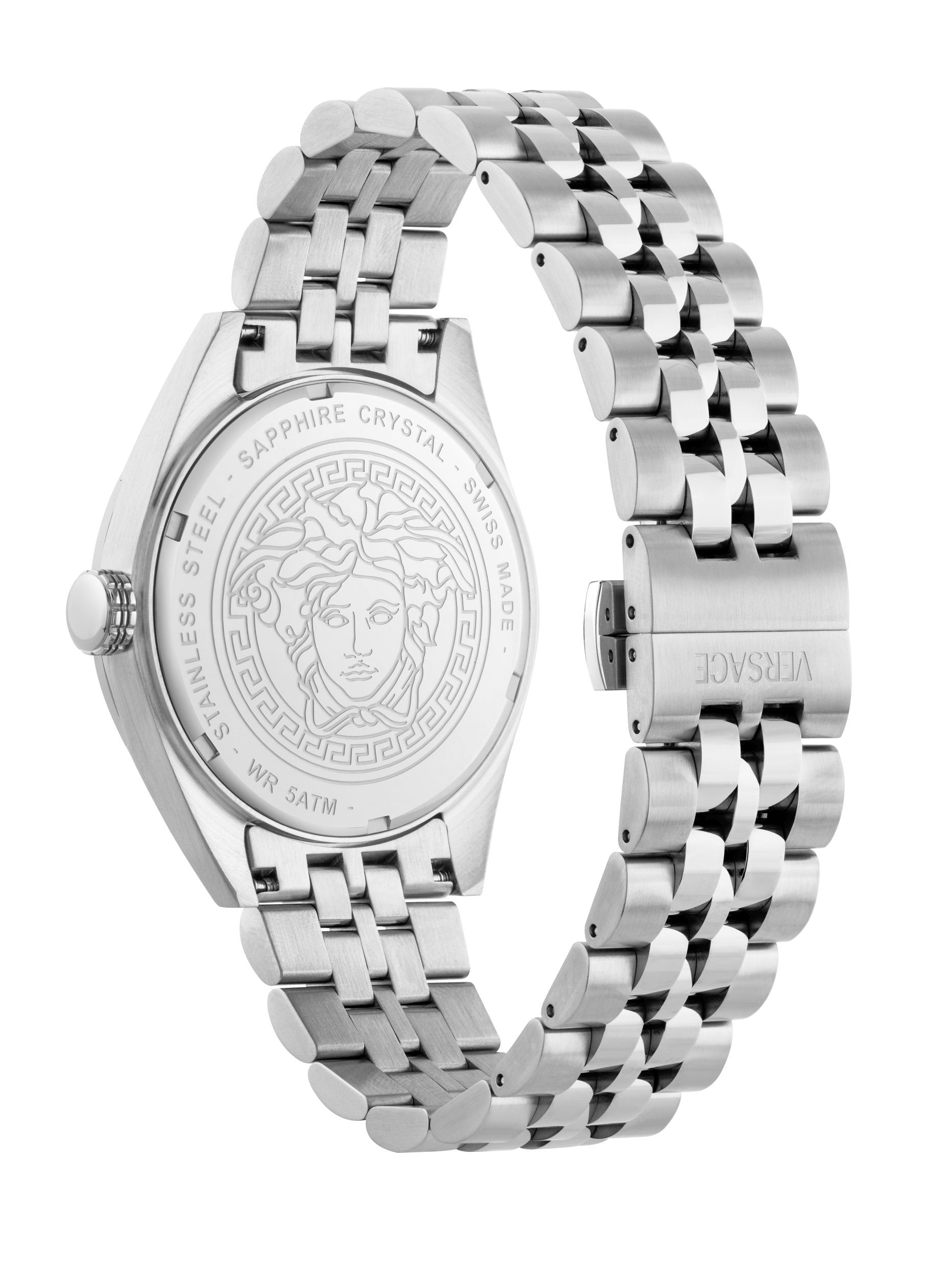 Versace Uhr Herren Athletics Gents Blau, Silber 41 mm VEKHA0325