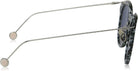 Dior Christian Damen Diorblossom 3J Ye6 52 Sonnenbrille, Grün (Pttrn/Azure)