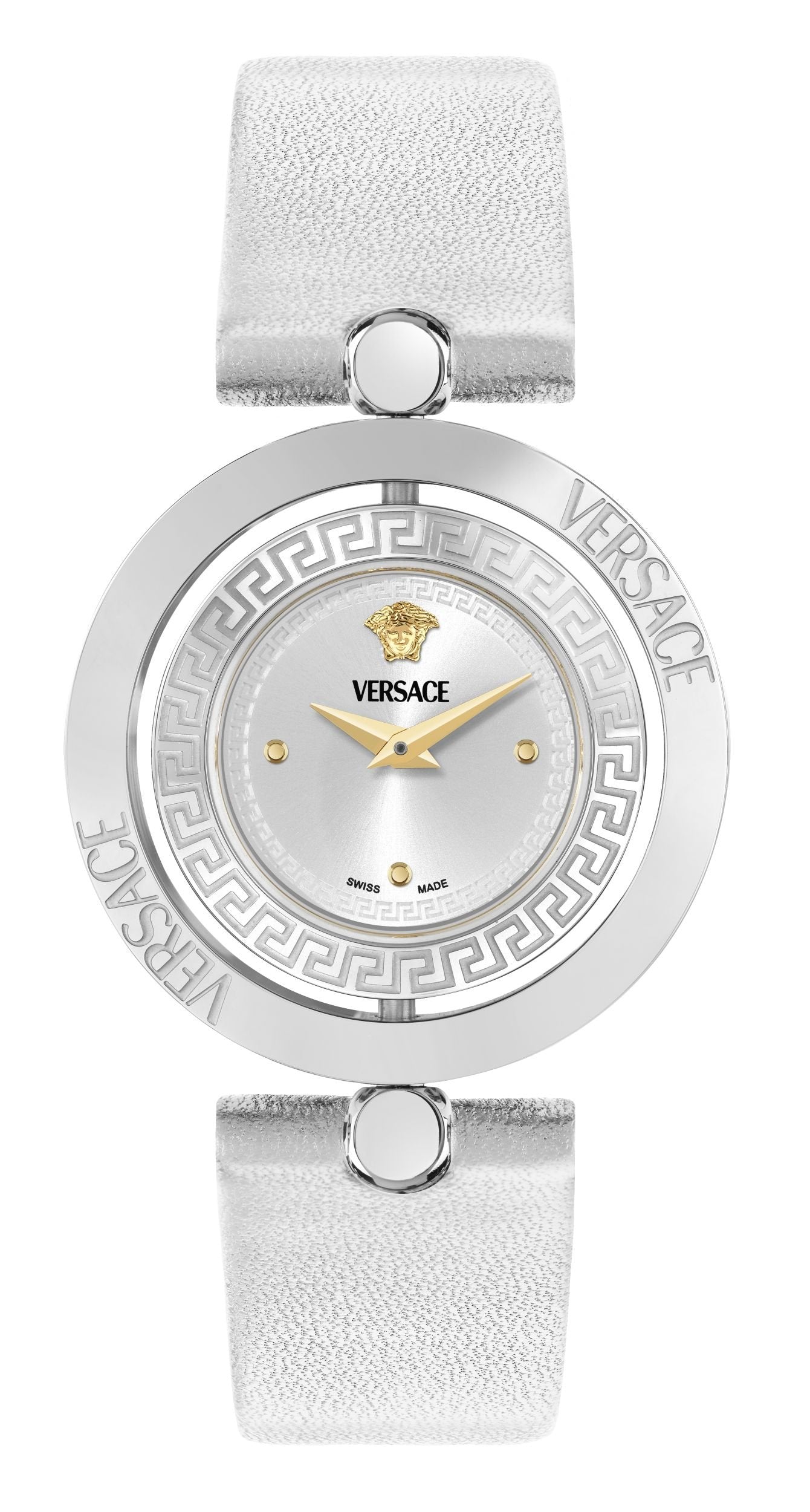 Versace Damen­uhr Eon Restyling Silber Leder VEHFA0125