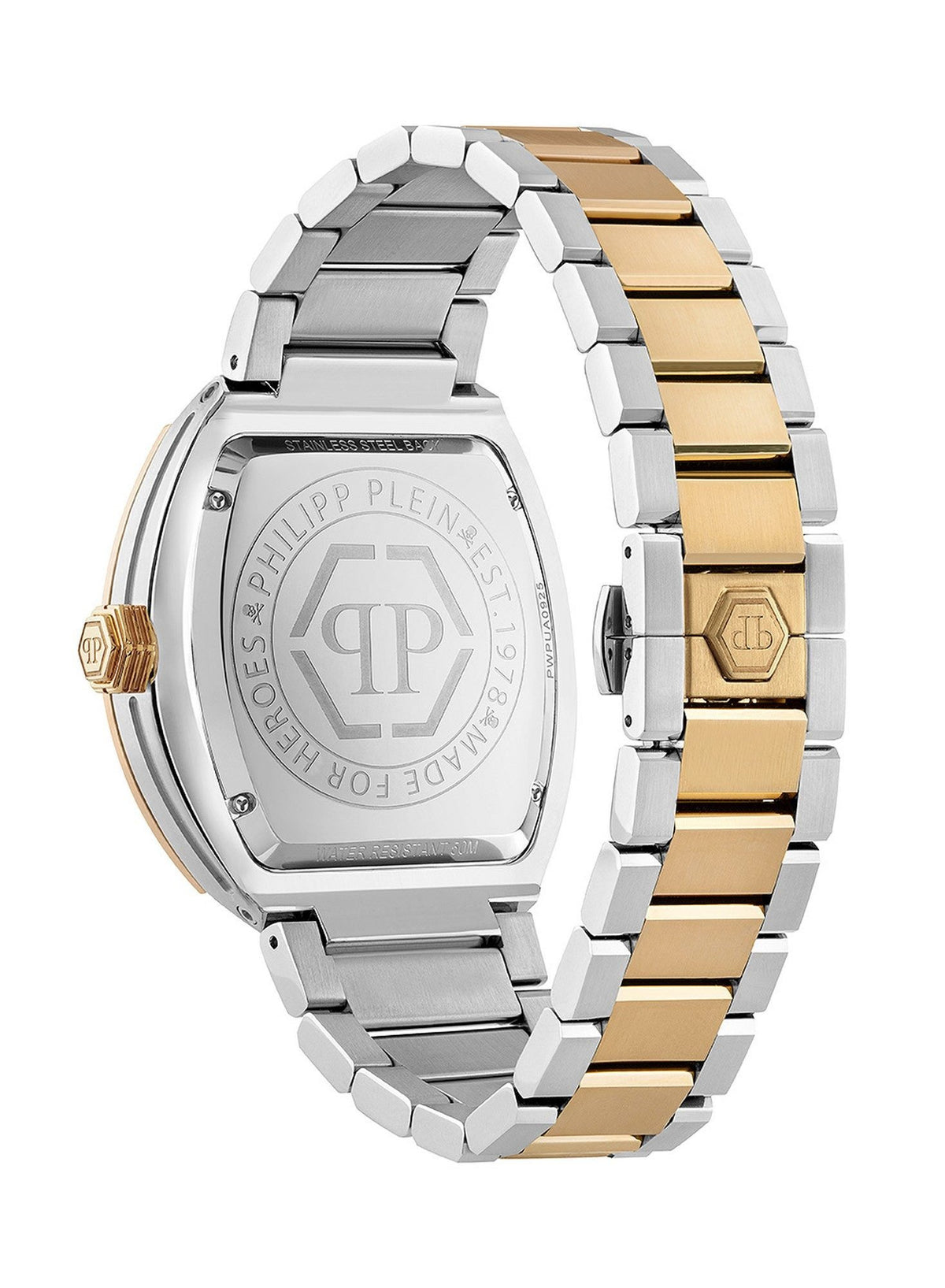 Philipp Plein Herrenuhr The Hexagon Phantom Silber PWPUA0925