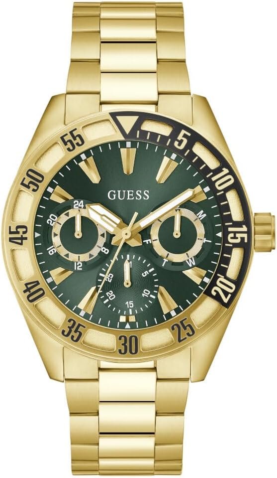 Guess Multifunktionsuhr Herren Letterman Analog Gold GW0904G2