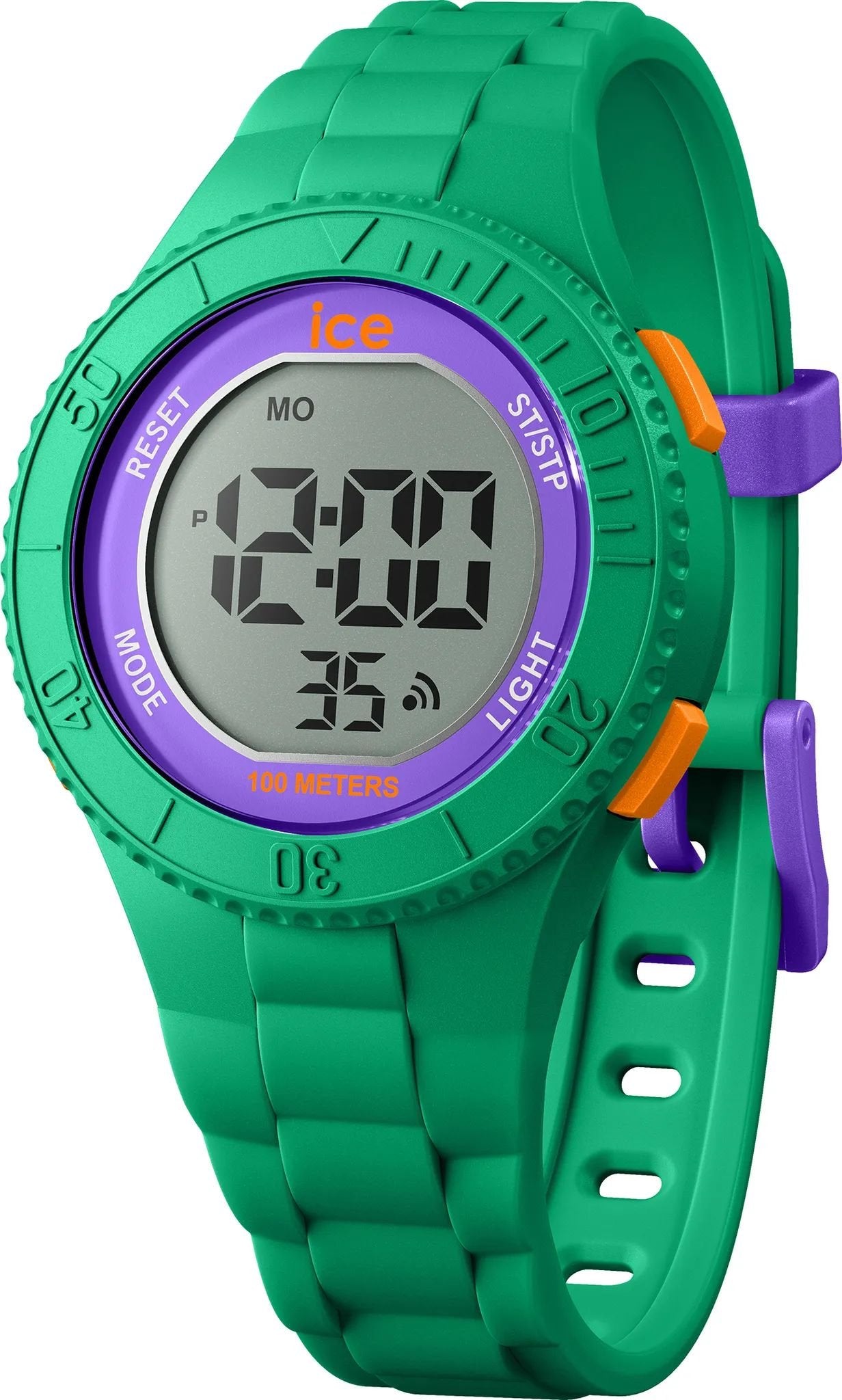 Ice-Watch Digitaluhr Damen ICE digit Green purple orange Small grün 021616