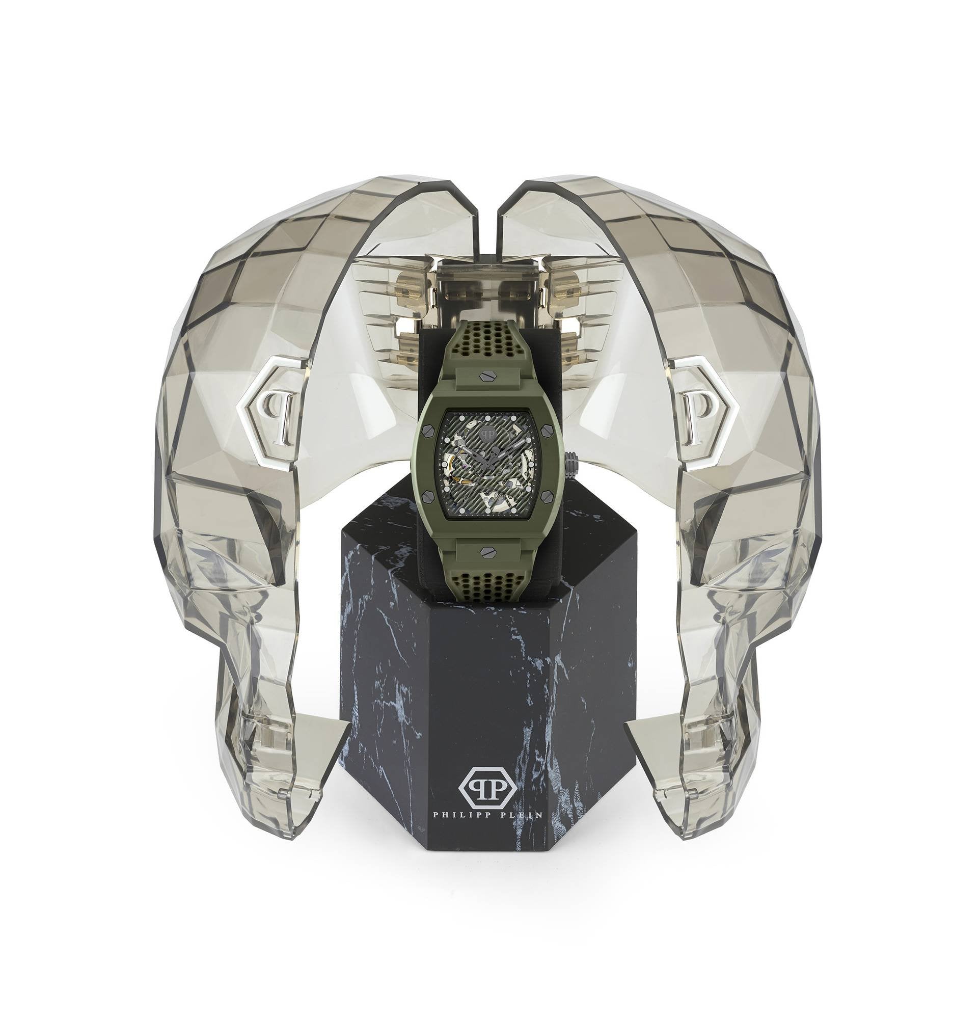Philipp Plein Automatik Herrenuhr The $keleton Ecoceramic
