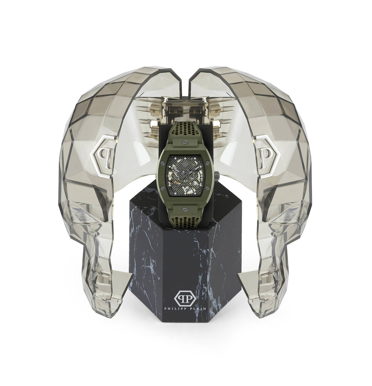 Philipp Plein Automatik Herrenuhr The $keleton Ecoceramic