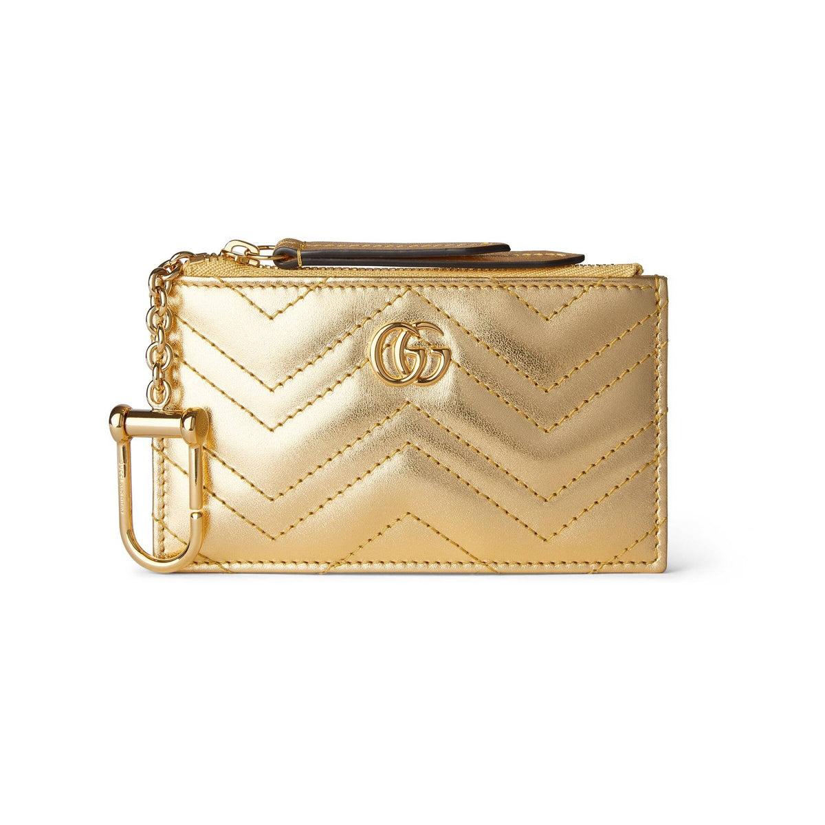 Gucci Schlüsselanhänger Unisex GG Marmont Schlüsselanhänger Gold 826199-AAESB-8024