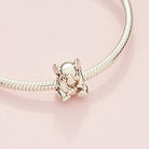 PANDORA Glücklicher Elefant Charm Sterling-Silber 10,6 x 12,2 x 9,8 mm (T/H/B)
