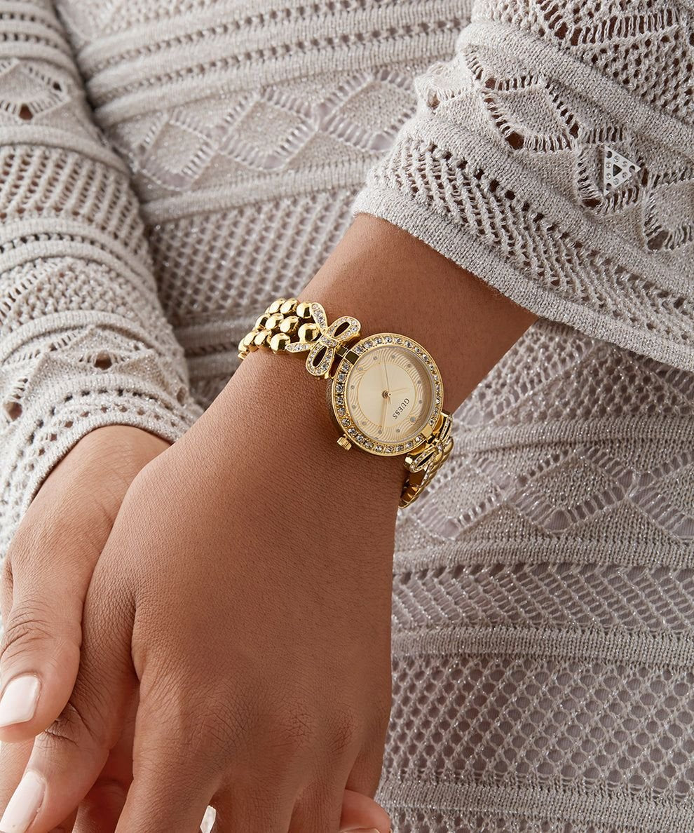 Guess Damen Armbanduhr gold GB RIBBON GW0838L2