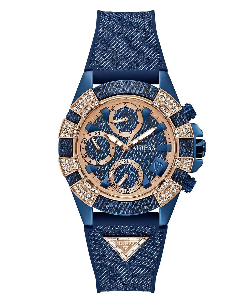 GUESS Damen Multifunktionsuhr  ICONIC 40TH GW0813L1 Blau