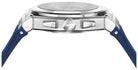 Salvatore Ferragamo Uhr Unisex Vega Chrono Silicone Silber und Blau SF5D00225
