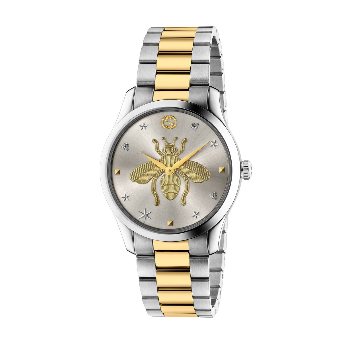 Gucci Uhr Unisex G Timeless Silber Gold 584157-I8600-8155