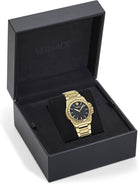 Versace Damen Analog Quarz Armbanduhr Greca Reaction