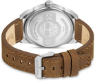 Timberland Analoguhr Herren Palmyra-Z Silberfarben Blau Braun TDWGA9000603M