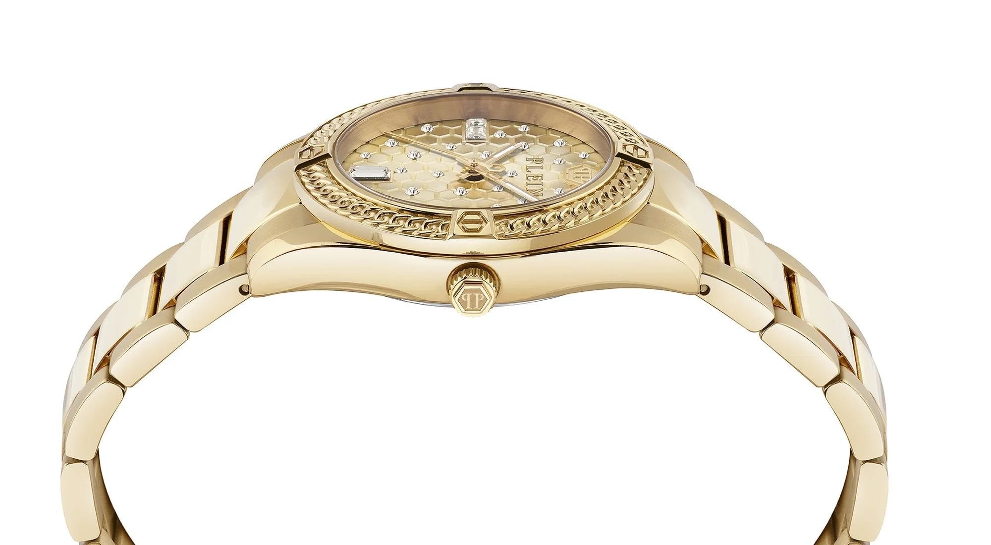 Philipp Plein Damenuhr Icon Chain PW1FA0425 Gold