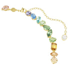 Swarovski Halskette Damen Gema All Around Ombre Mehrfarbig Goldfarben 5737443