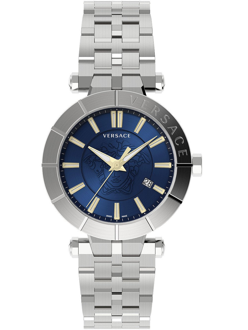 Versace Herren Armbanduhr V-RACE 43 mm Armband Edelstahl VE2B004 21