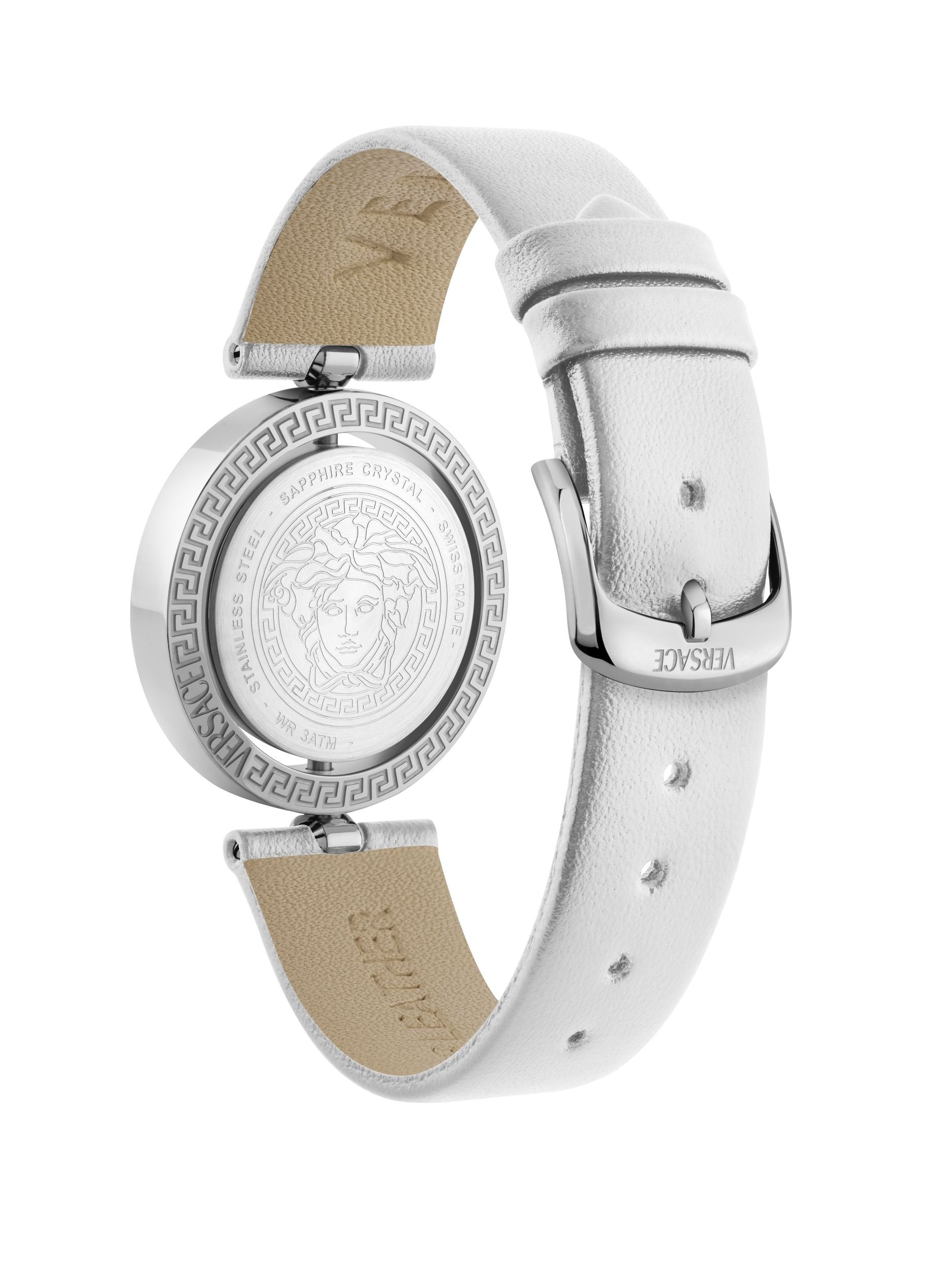 Versace Damen­uhr Eon Restyling Silber Leder VEHFA0125