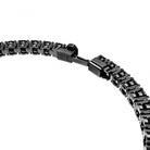 Swarovski Matrix Tennis Armband Unisex Schwarz 5664154