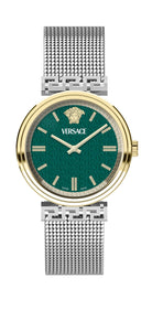 Versace Damen Uhr MYTHOS VETCA Silber Grün VETCA0524