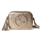 Gucci Schultertasche Damen Gucci Blondie Small Shoulder Bag Gold 742360AACBO9504