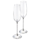 SWAROVSKI Sektkelche Silberfarben CRYSTALLINE 255678