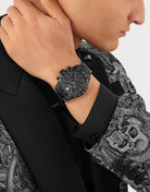 Philipp Plein Uhr Herren Chronograph Pleinmeter Schwarz PWPYA0624