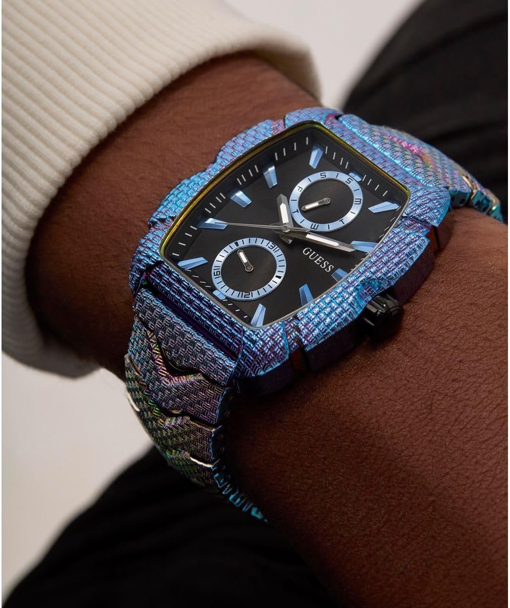 Guess Armbanduhr Herren Nile Trend Analog Blau GW0885G2