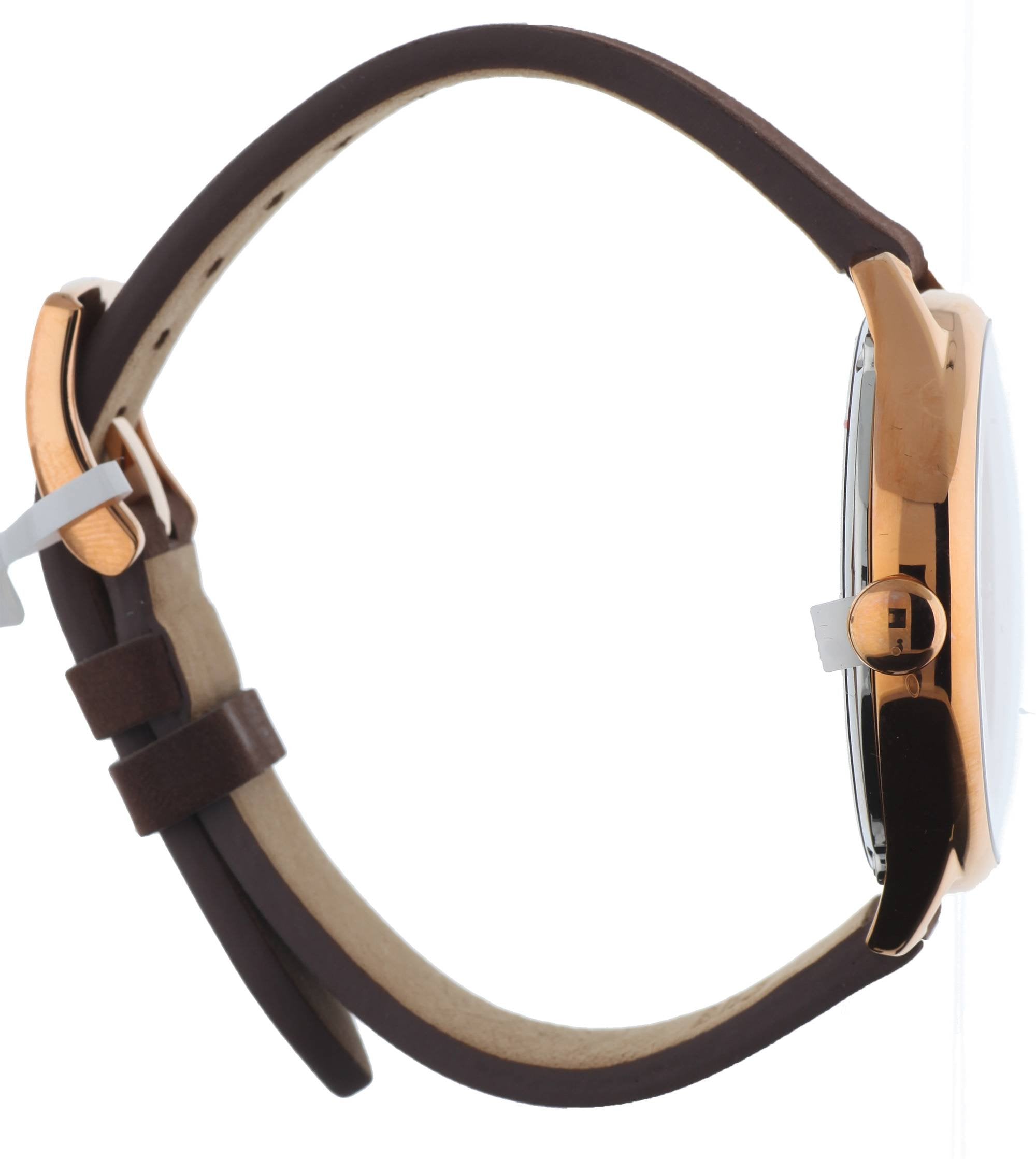 Ice‑Watch Damen Armbanduhr Ice Time Medium Braun/Roségoldfarben 013054