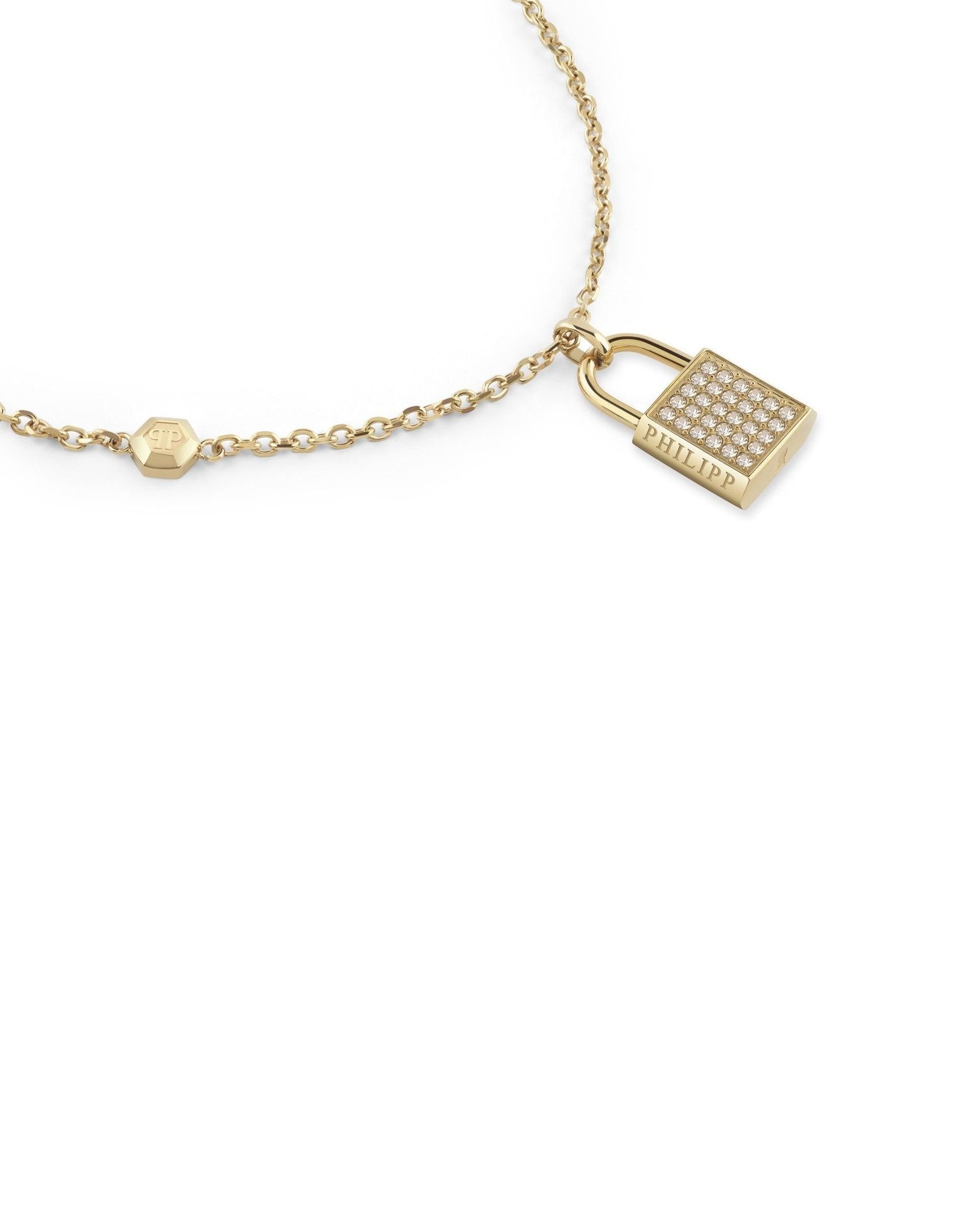 Philipp Plein Kette mit Anhänger Damen LADY VALENTINE Gold PJHGA19NU