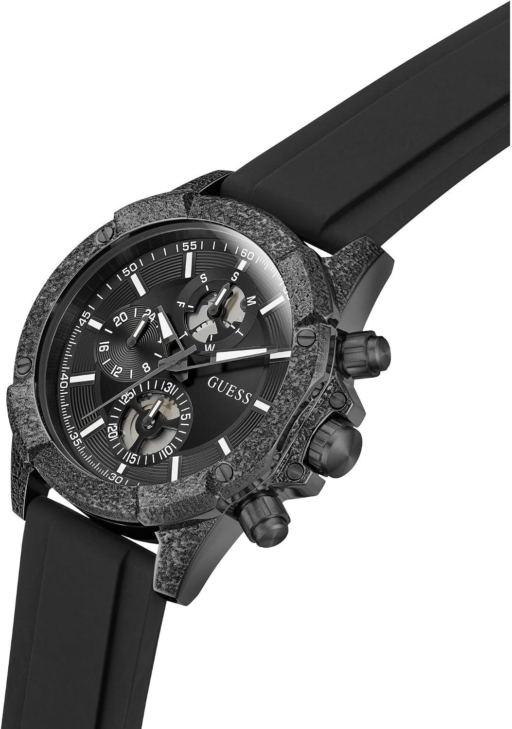 Guess Armbanduhr Herren TRISTAN Schwarz GW1135G3