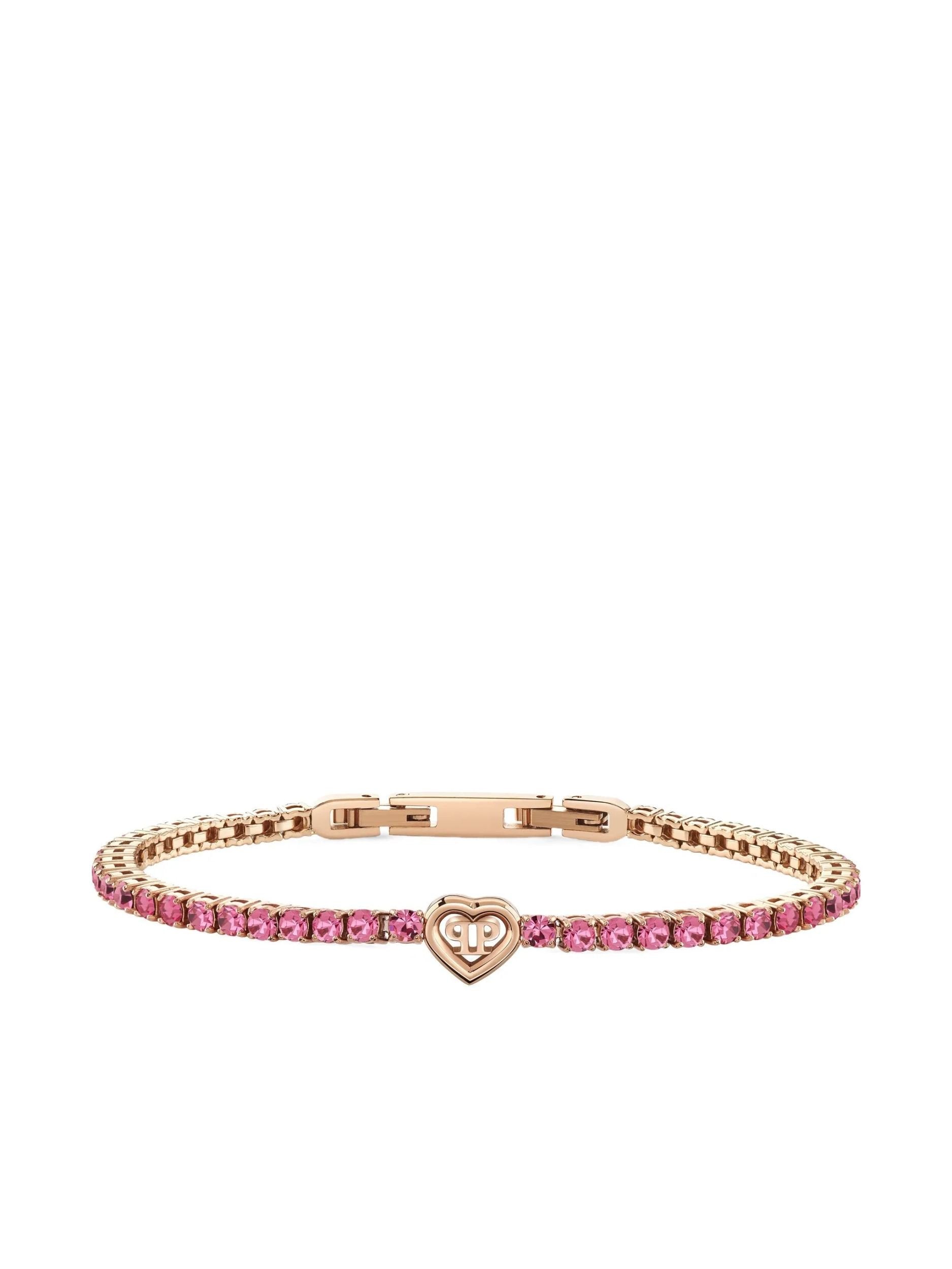 Philipp Plein Damen Armband PLEIN TENNIS ROYAL Rosa Gold PJSEA14BU