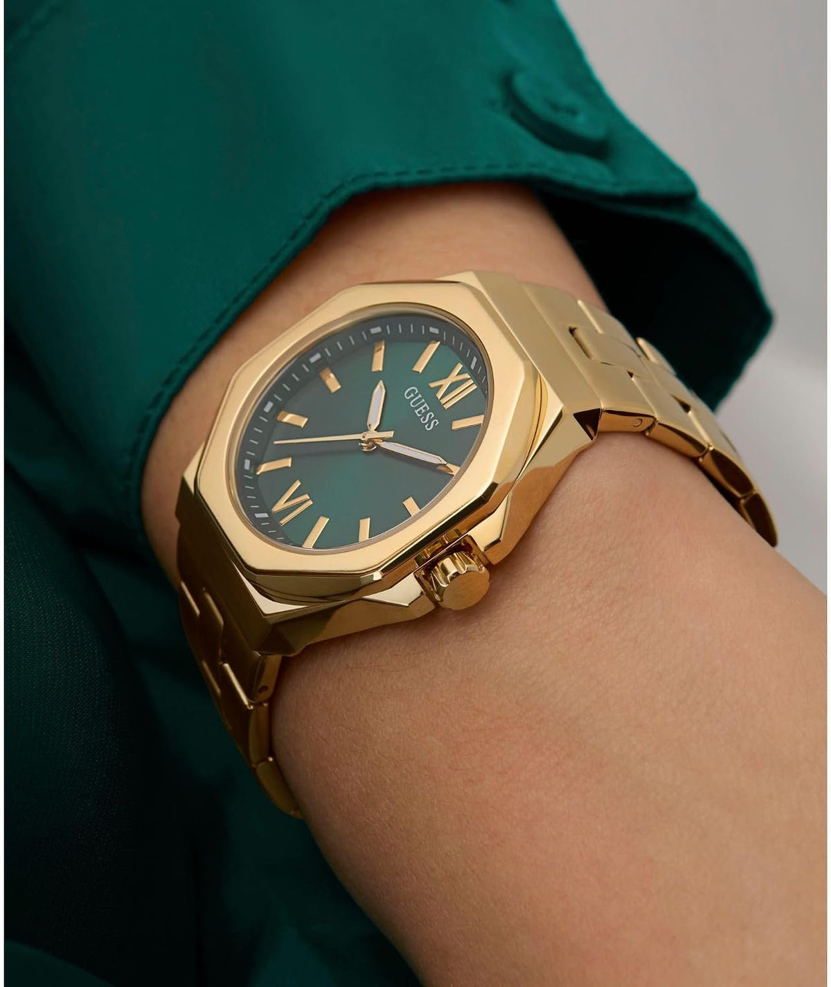 Guess Armbanduhr Damen Empress Analog Gold GW0873L2