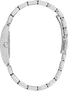 Guess Analoguhr Damen Ladies Silver Tone Analog Watch Silber GW0995L1