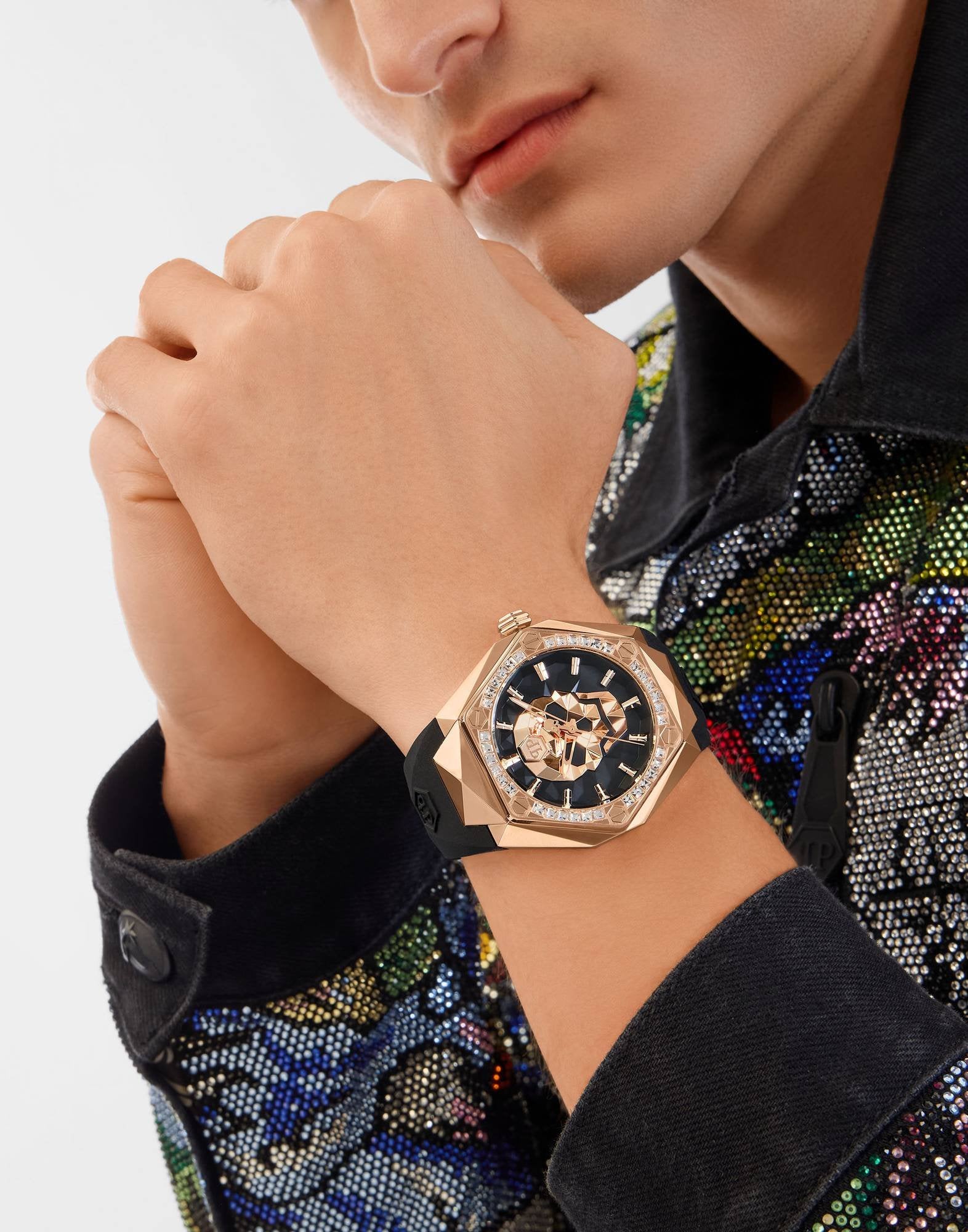 Philipp Plein Herrenuhr The $Kull Spikes PWPWA0424