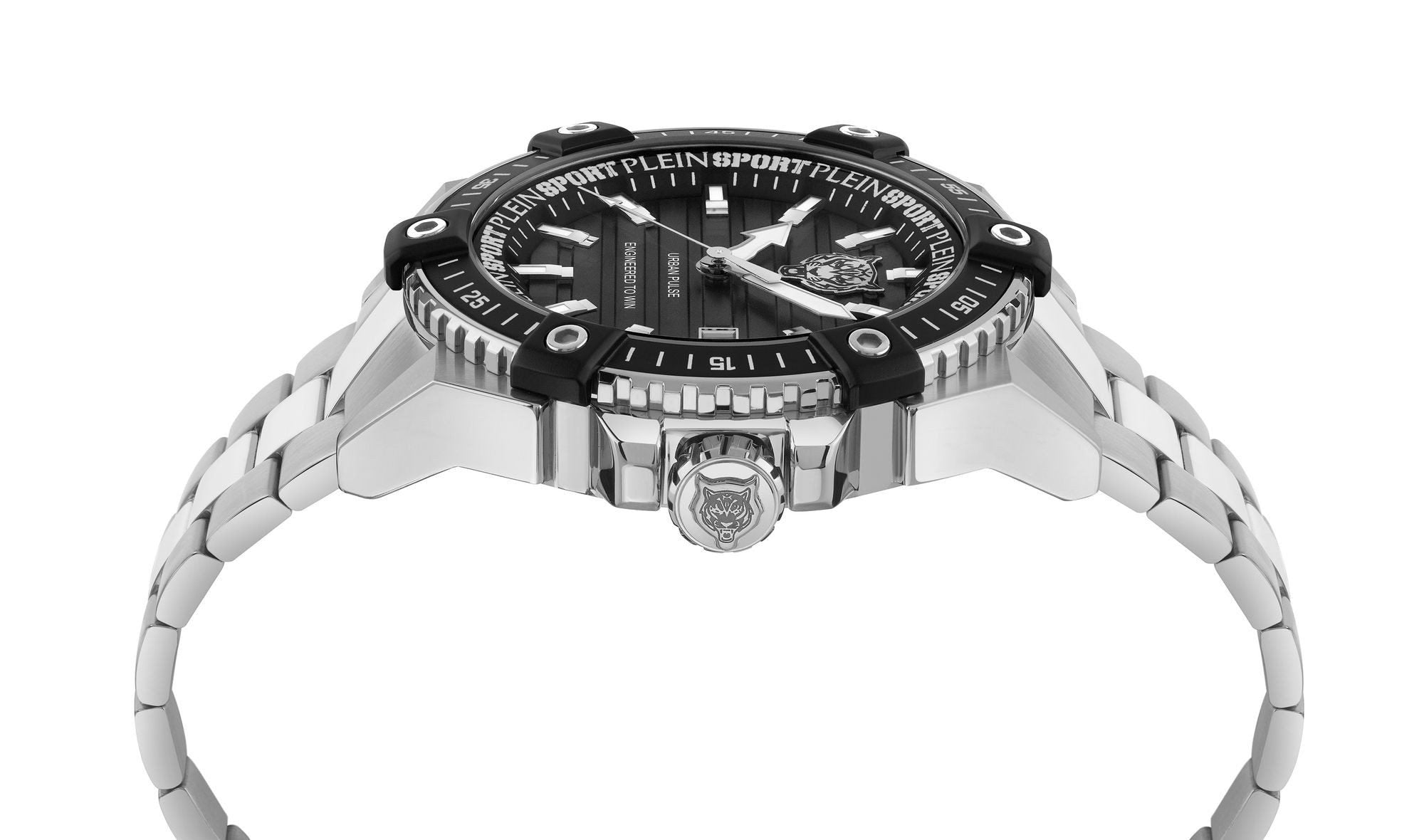 Philipp Plein Uhr Herren Urban Pulse PSFDA0524 Schwarz/Silber