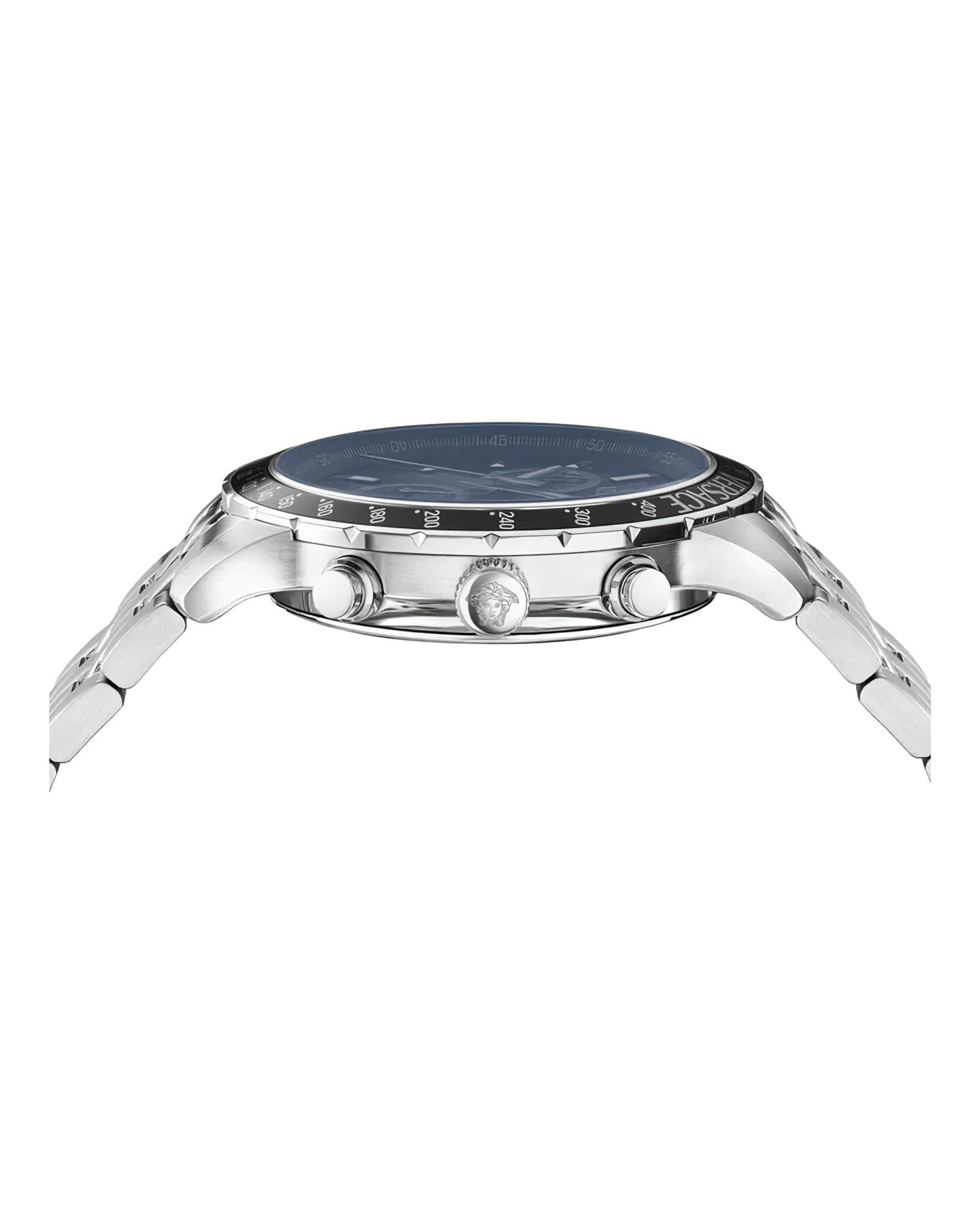 Versace Herren Armbanduhr VERSACE SPORT CHRONO VEZCA schwarz blau silberVEZCA0324