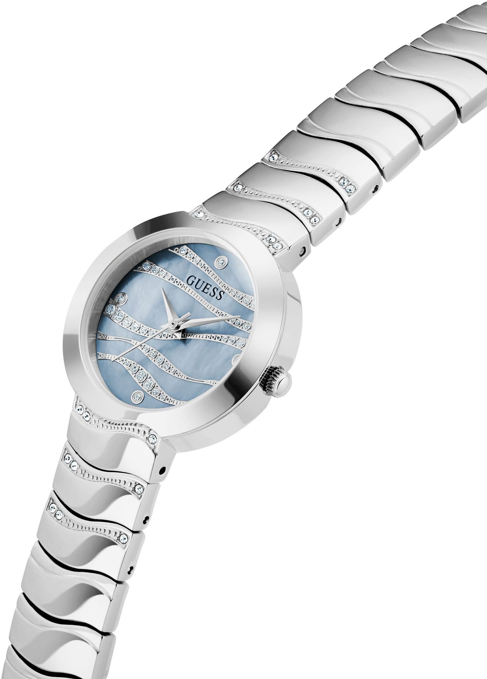 Guess Armbanduhr Damen (Ladies) Laguna Silber GW0871L1