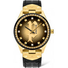 Police Armbanduhr Quarzuhr Damen PONGUA Gold Schwarz PL.16029MSGB/02