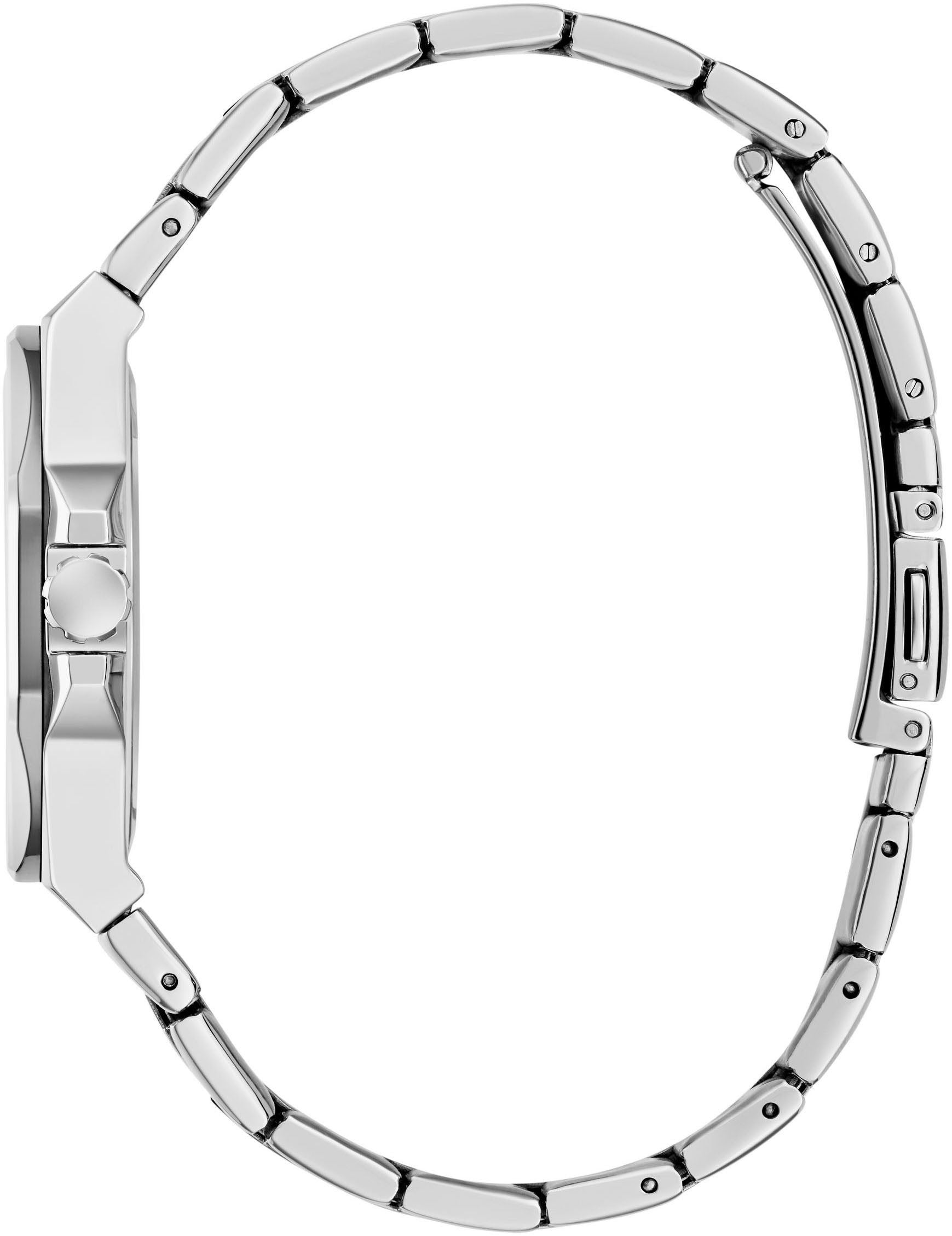 Guess Analog Armbanduhr Damen (Ladies) Empress Silber GW0873L1