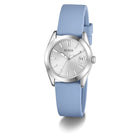 Guess Armbanduhr Damen Alice Silber Blau GW1033L1