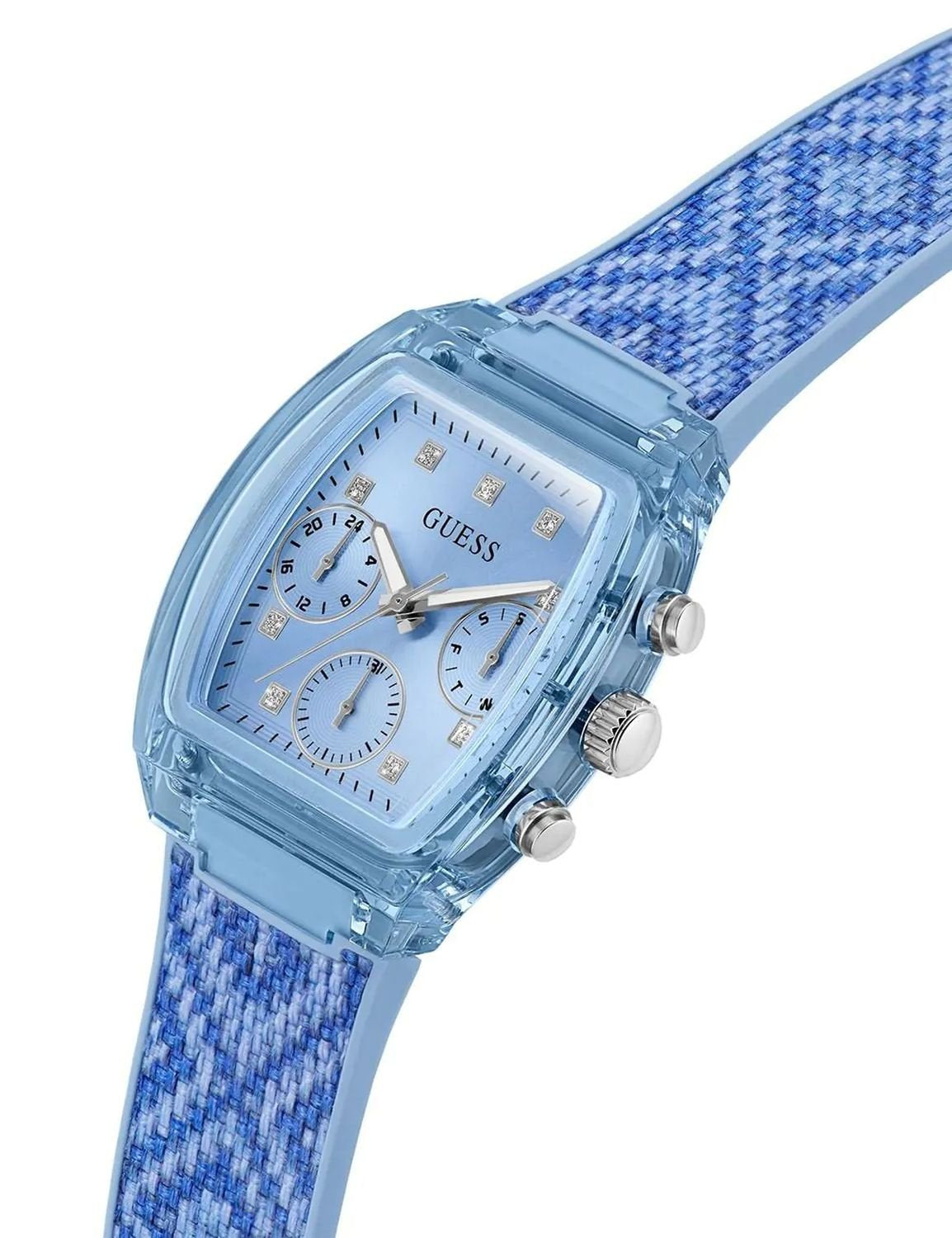 Guess Armbanduhr Damen Rendezvous Multifunktion Blau GW0863L1