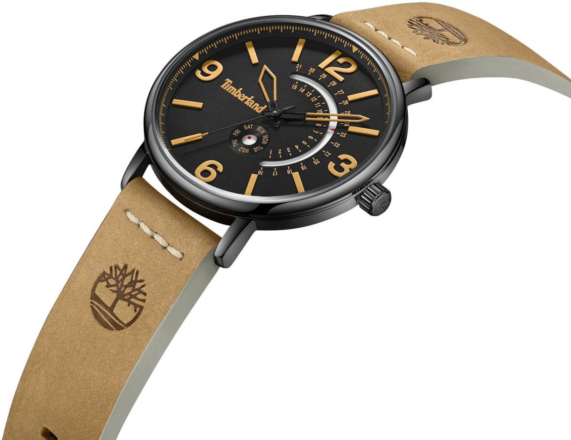 Timberland Analoguhr Herren Saunderstown Schwarz Braun TDWGB2182703
