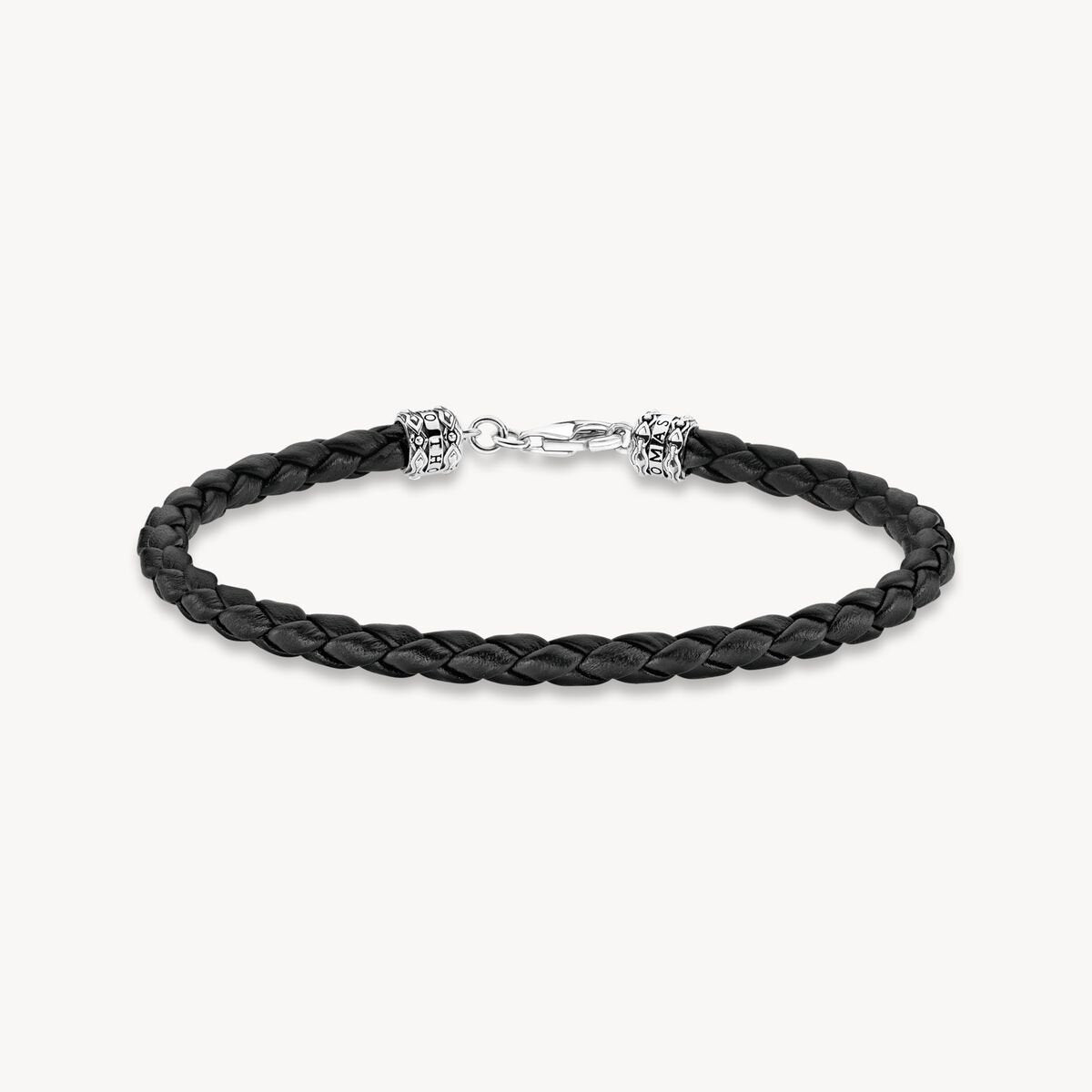 THOMAS SABO Armband Unisex Geflochtenes Leder Schwarz A2011‑682‑11