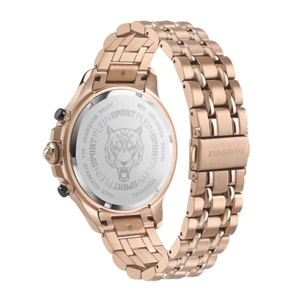 Plein Sport Uhr Herren WARRIOR TECH PS6BA0924 Roségold / Schwarz