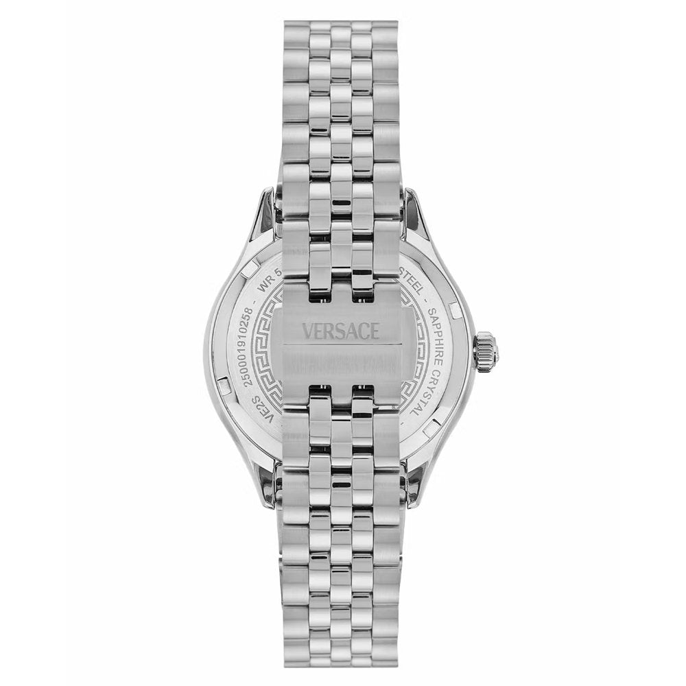 Versace Uhr Damen Hellenyium Lady silber, türkis VE2S00925