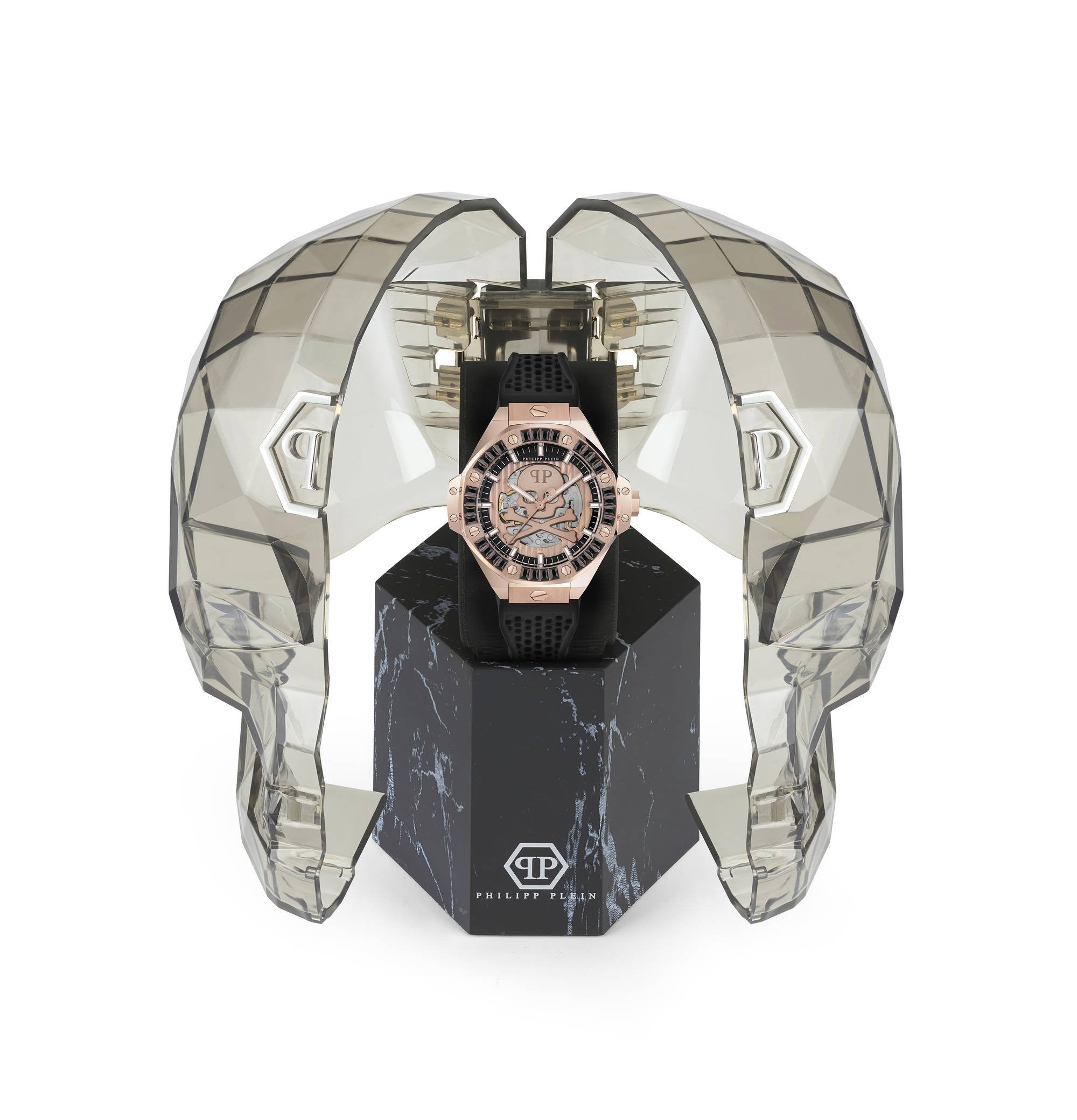 Philipp Plein Automatik Herrenuhr Plein $keleton Royal