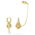 Swarovski Ohrringe Damen Idyllia Herz Schlüssel Rosa 5737294